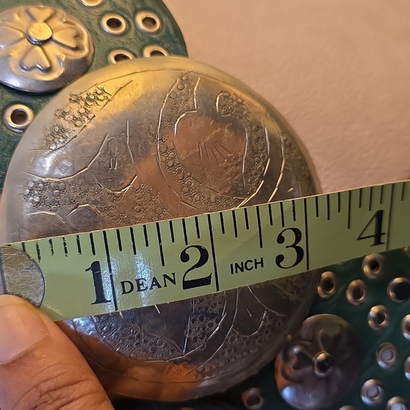 Moroccan Belt - Green-rounded - Picture 9 of 9